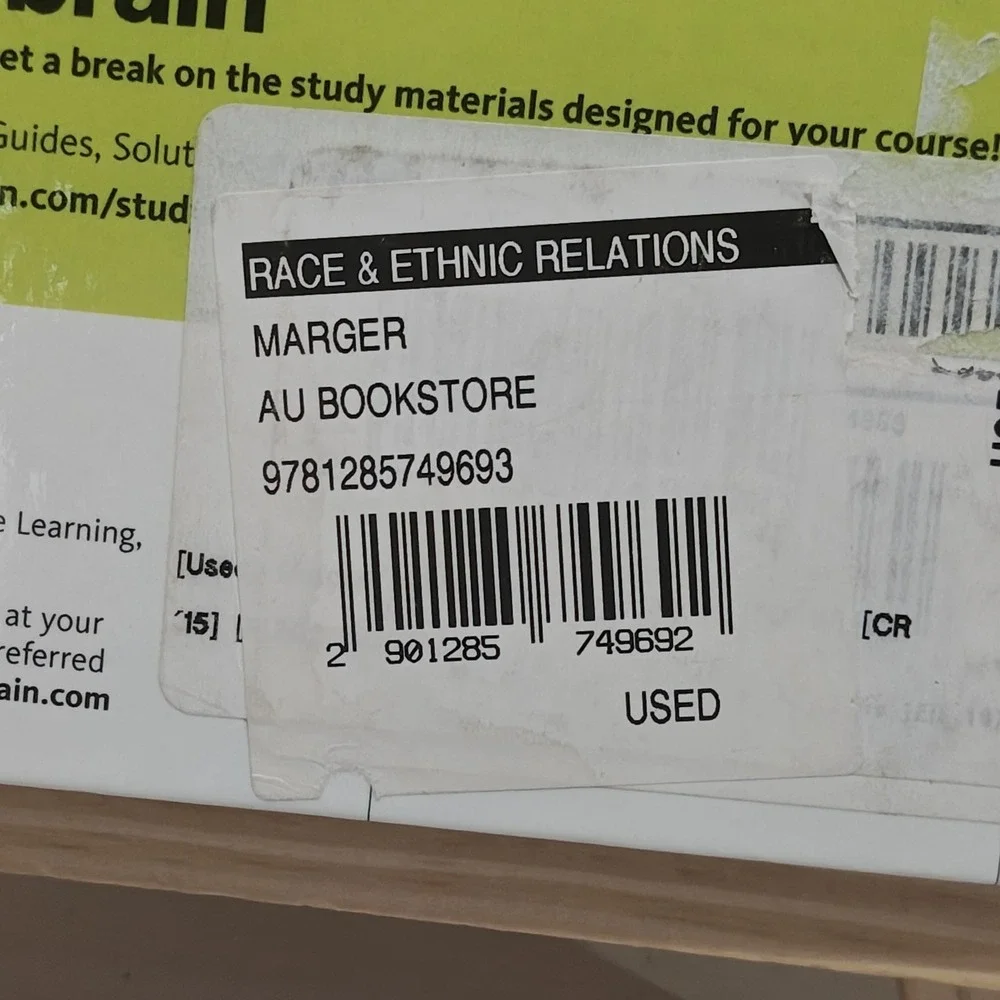 Race and Ethnic Relations 10th Edition – Martin Marger – Cengage 9781285749693